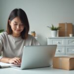 Persona trabajando en un proyecto pequeño desde casa sin financiamiento externo